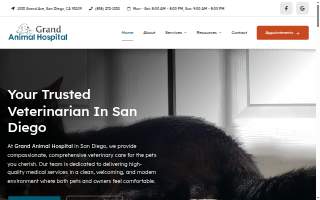 Grand Animal Hospital - Hometown Veterinary Partners website