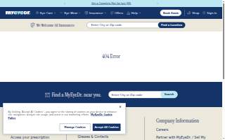 MyEyeDr. of Gurnee website