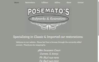 Posemato's Bodyworks & Restorations website