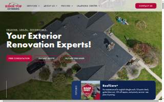 Ridge Top Exteriors of Gurnee website