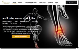 University Foot Associates of Gurnee website