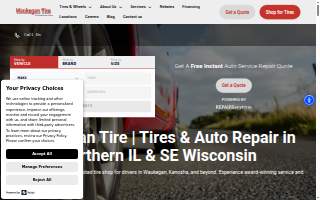 Waukegan Tire - Grayslake of Gurnee website
