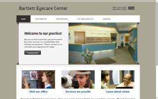 Bartlett Eyecare Center website