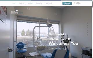 Epic Dental Spa website
