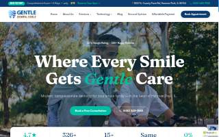 Gentle Dental Smile website