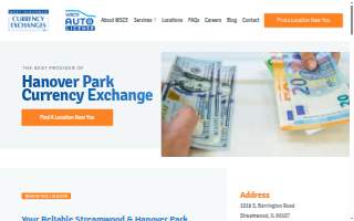 Hanover Park Currency Exchange website