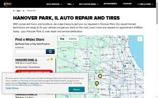 Midas of Hanover Park website