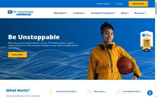 PT Solutions of Hanover Park website