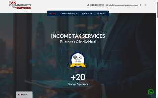 Tax Community Services, Inc. website