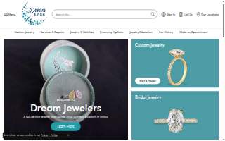 Dream Jewelers website