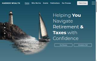 Harbor Wealth website