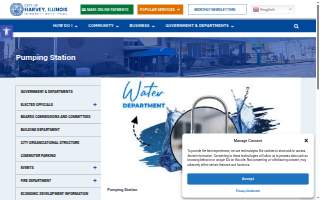 Harvey, IL Pumping Station website
