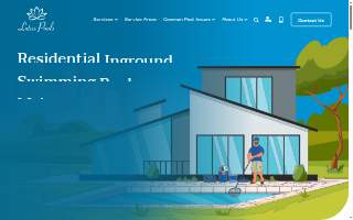 Lotus Pools of Harvey website