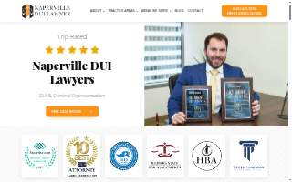 Naperville DUI Lawyer of Harvey website