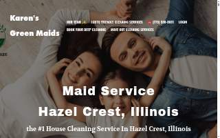 Cleaning service website