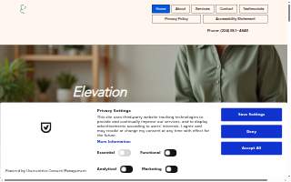 Elevation Health And Wellness website