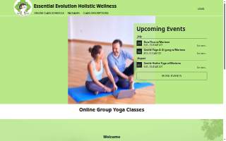 Essential Evolution Holistic Wellness website