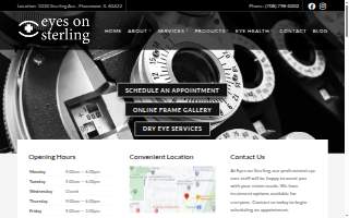Eyes on Sterling website