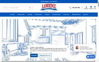 Lorenz Appliance of Hazel Crest website