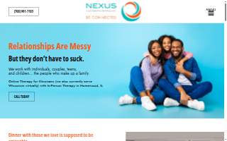 Nexus Counseling Services website