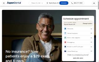 Aspen Dental - Marion website