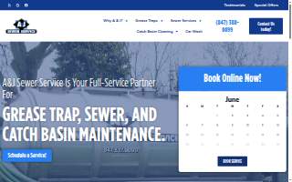 A&J Sewer Service of Highland Park website