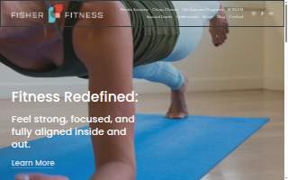 Fisher Fitness website