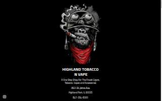Highland Tobacco N Vape website