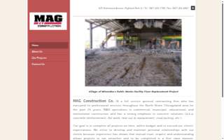 MAG Construction Co. website