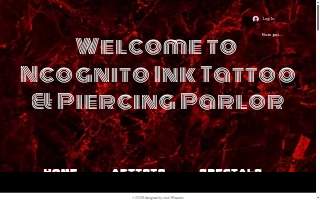Ncognito Ink Tattoo & Piercing website