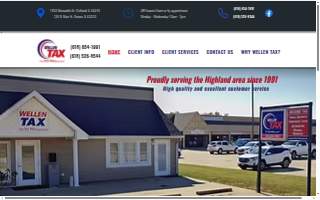 Wellen Tax website