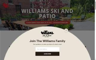 Williams Ski and Patio website
