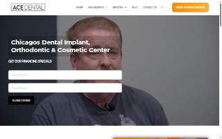 Ace Dental Center website