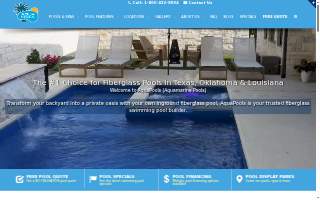 AquaOne Pools website