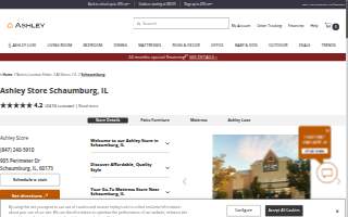Ashley Store of Hoffman Estates website