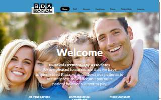 Bakal Dermatology Associates website