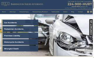 Barrington Injury Attorneys website
