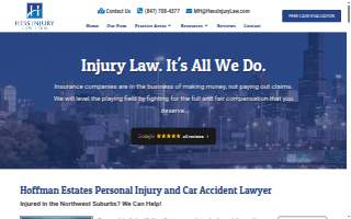 Hess Injury Law Firm website