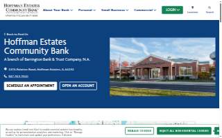 Hoffman Estates Community Bank website