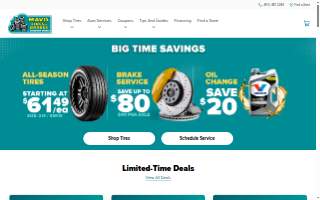 Mavis Tires & Brakes of Hoffman Estates website