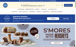 Nothing Bundt Cakes of Hoffman Estates website