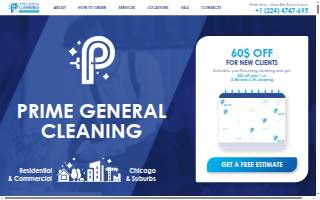 Prime General Cleaning LLC of Hoffman Estates website