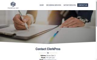 ClerkPros, LLC website