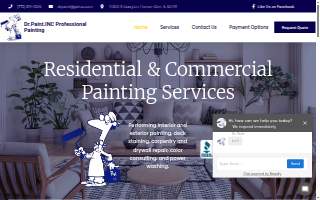 Dr Paint Inc Professional Painting website