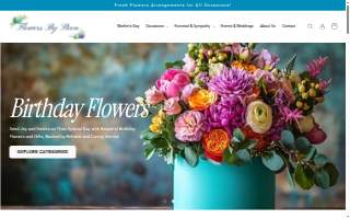 Florals By Steen website