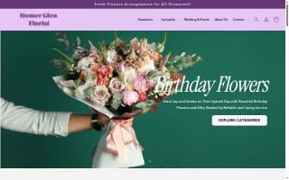 Homer Glen Florist website