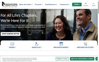 Old Plank Trail Community Bank website