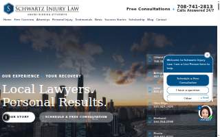 Schwartz Injury Law of Homer Glen website