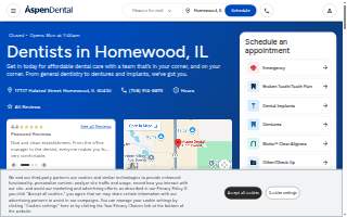 Aspen Dental - Homewood website