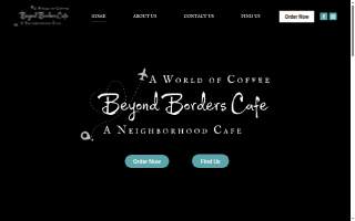 Beyond Borders Cafe website